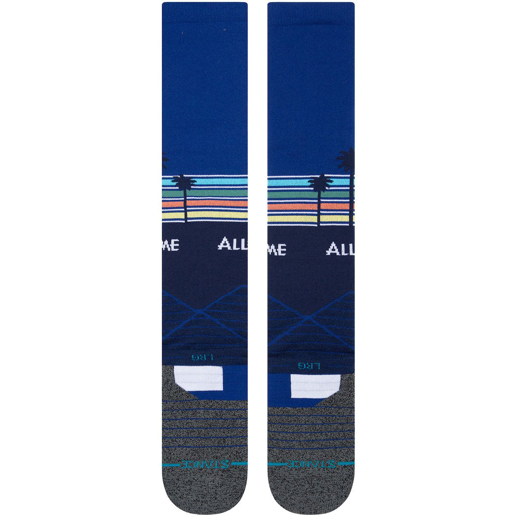 Close-up of the Stance MLB LA Derby All Stars Home Run Derby 2022 Diamond Pro OTC Socks highlighting comfort and durability.
