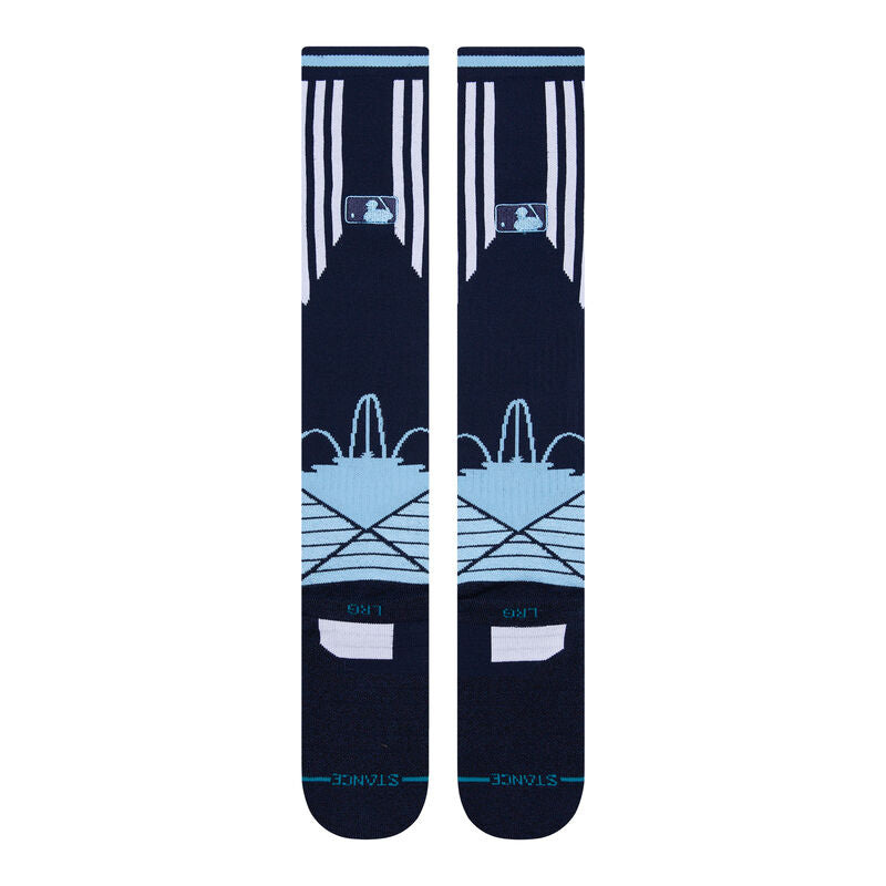 Stance MLB Kansas City Royals 2022 City Connect OTC Socks showcasing team colors and design for passionate fans, ideal for game days or casual wear.