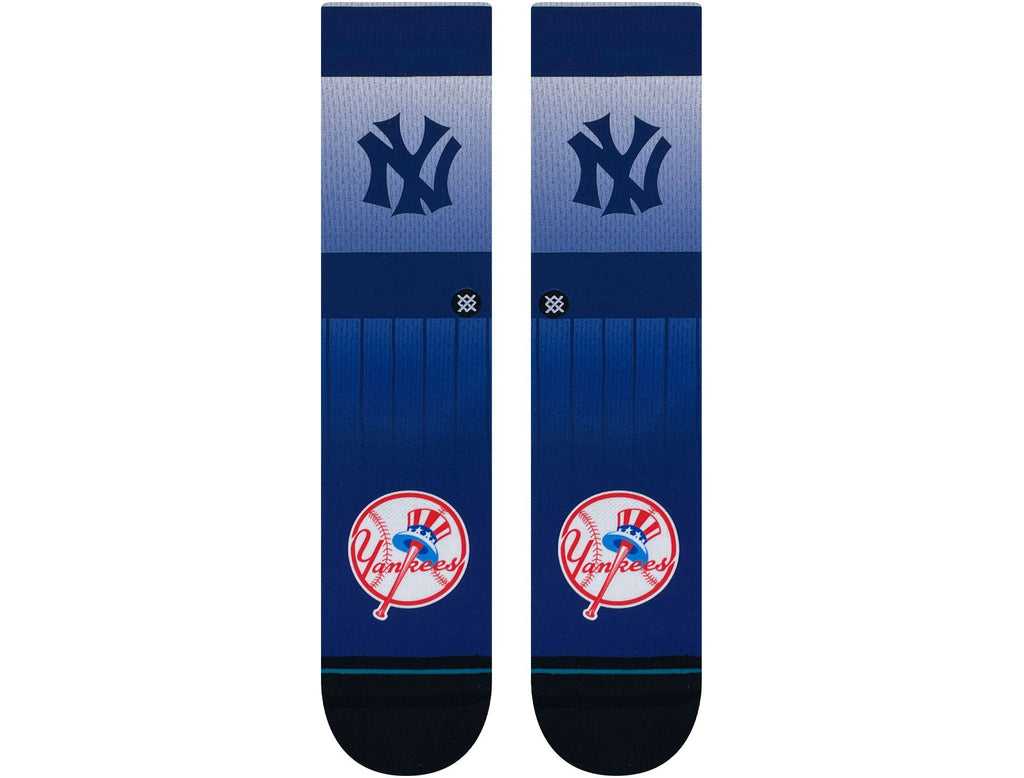 Close-up of the Stance New York Yankees 2023 Cooperstown Crew Sock showing high-quality materials and targeted cushioning.