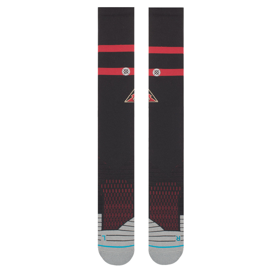 Stance MLB Arizona Diamondbacks Diamond Pro OTC Socks showcasing vibrant design and premium quality, perfect for baseball fans and athletes.