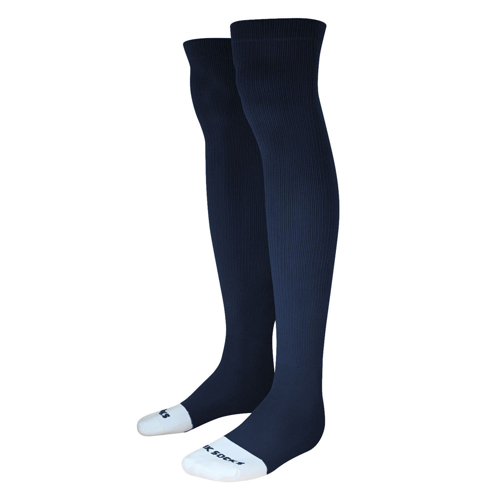 Over-the-knee tube socks by MK Socks perfect for baseball and football.