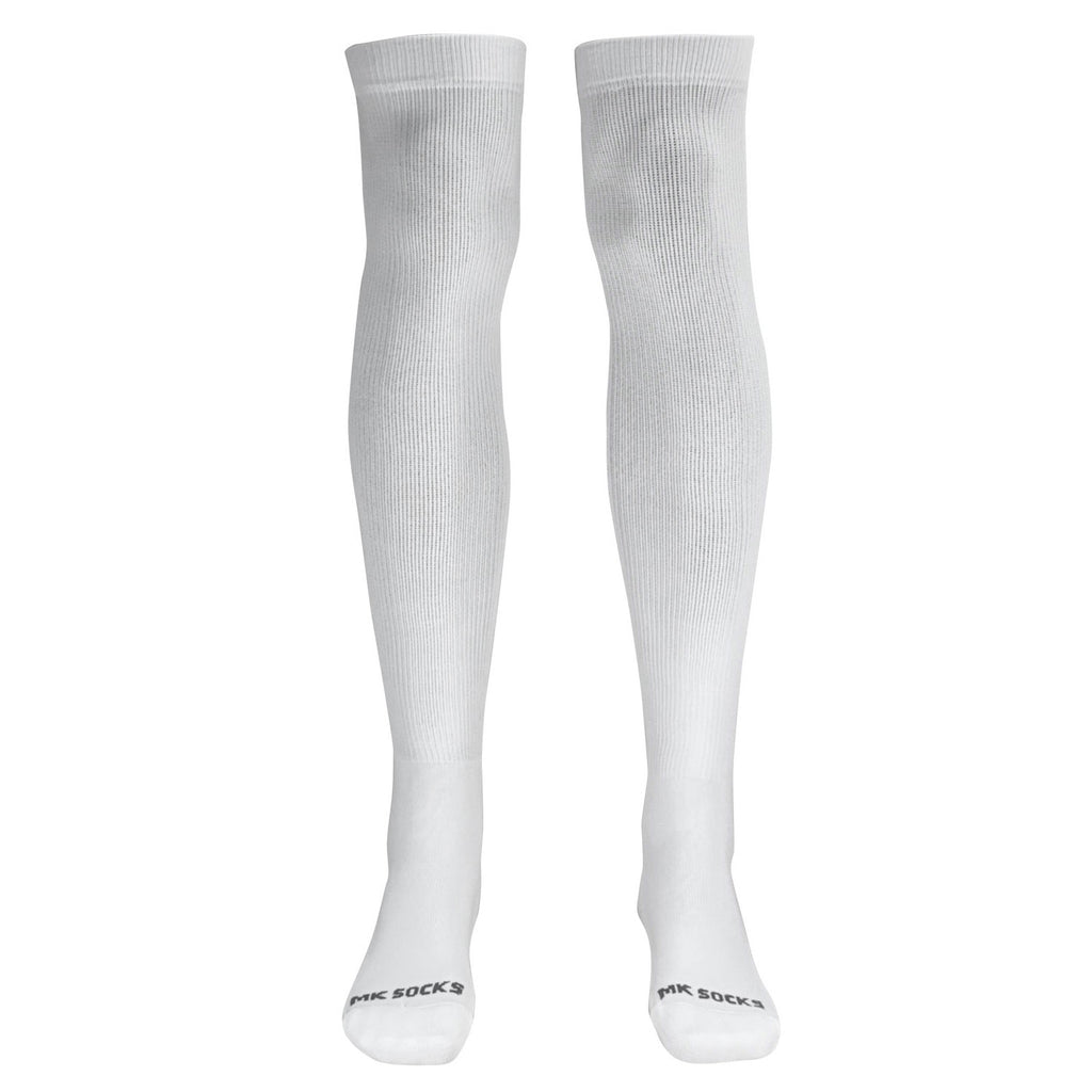 Over-the-knee tube socks by MK Socks perfect for baseball and football.