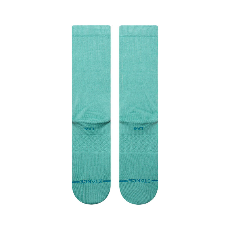 Stance mens Icon Solid Color Cotton Crew Socks in various colors, showcasing premium comfort and durability for everyday wear.