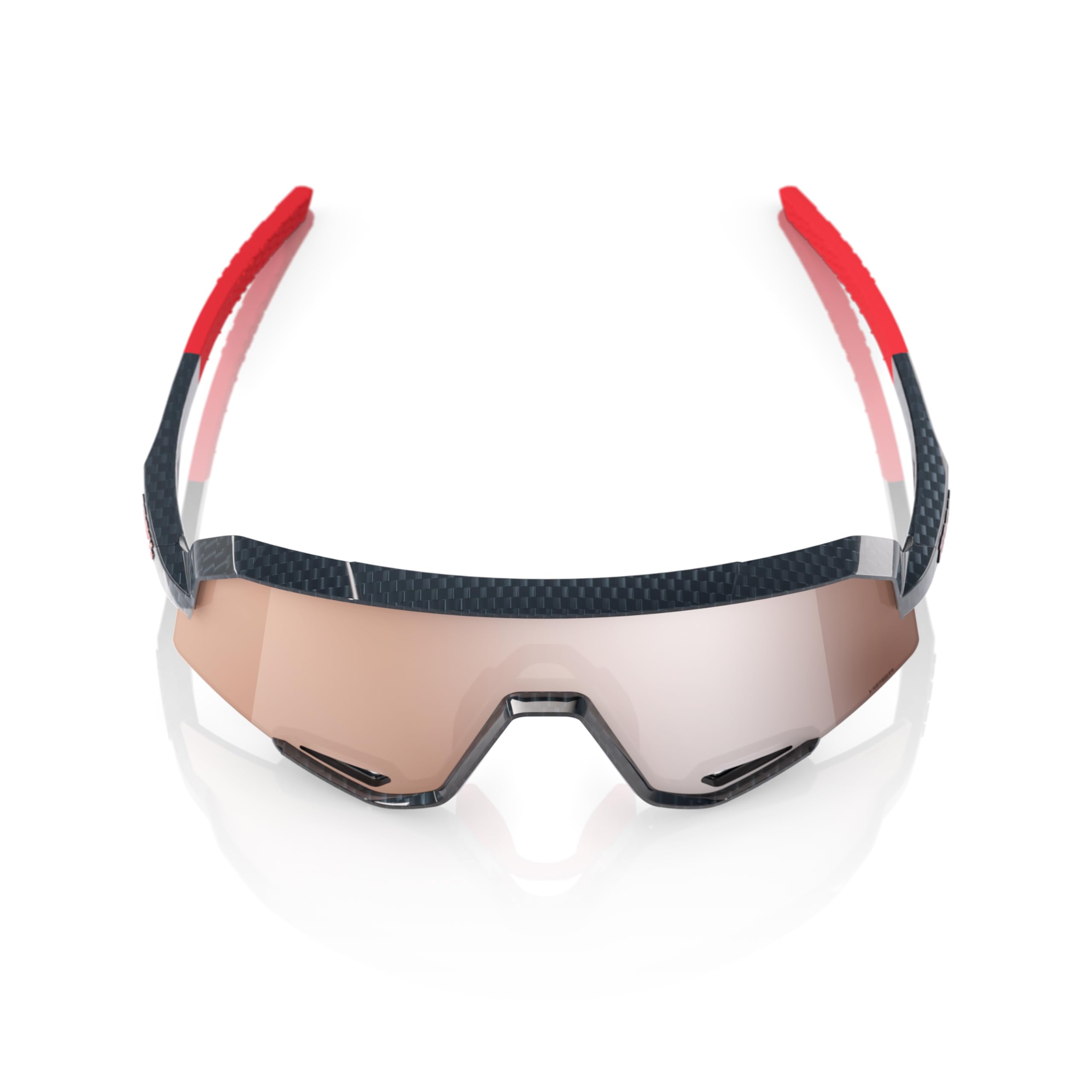 100% SLENDALE Gloss Carbon Fiber HiPER Crimson Silver Mirror