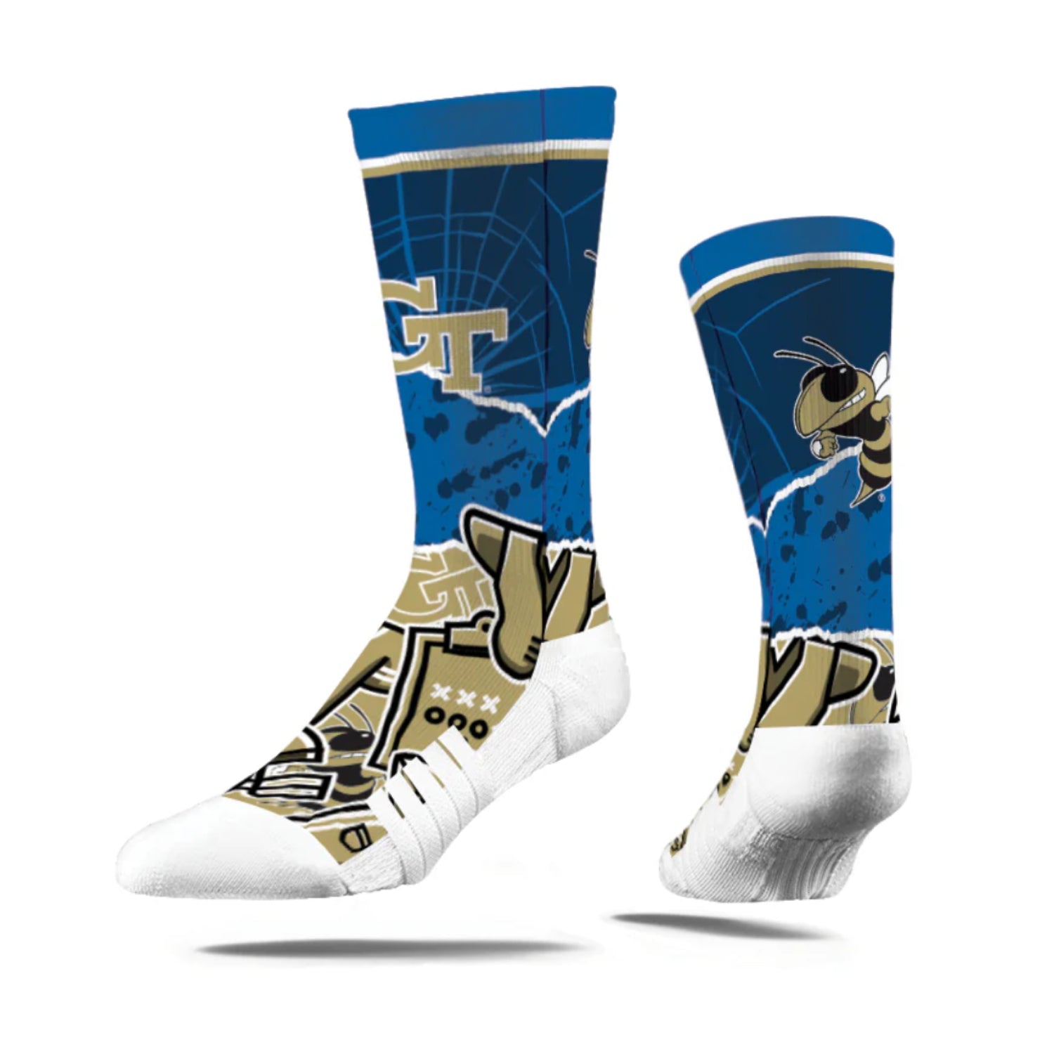 Georgia Tech Yellow Jackets Strideline Crew Socks