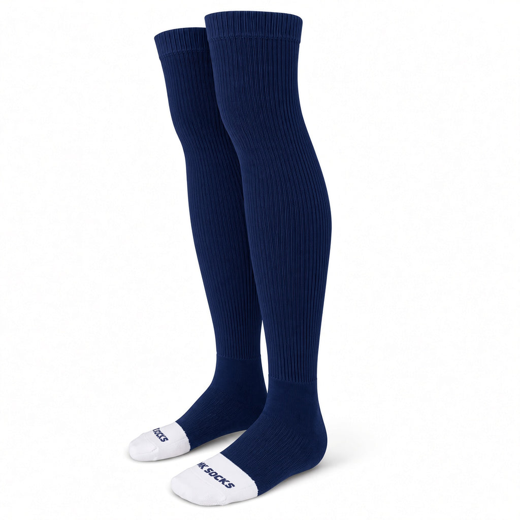 MK Socks ProFlex Over the Knee Sports Socks - Navy Blue | USA Made