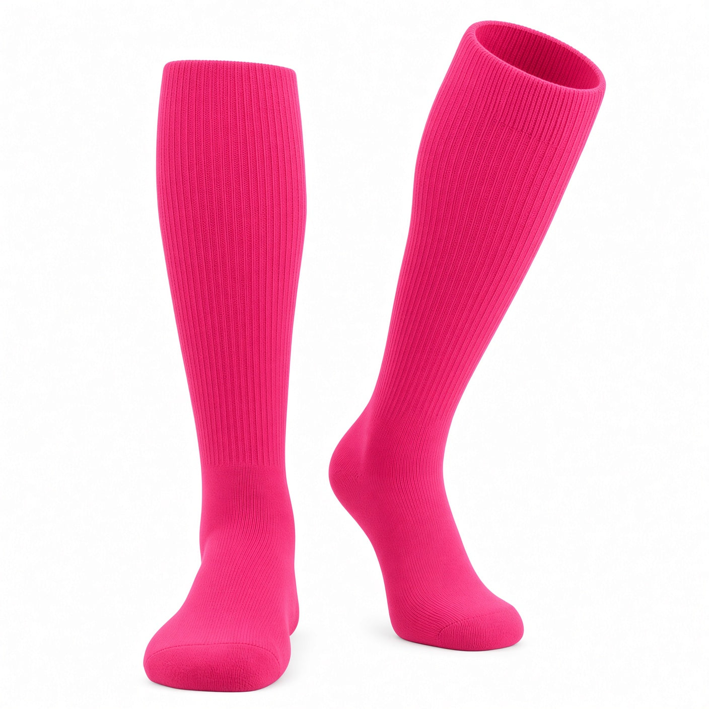 Pear Sox Allsport Pink Out Knee High Tube Socks – Neon Pink – Mk Socks