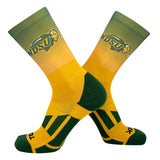 TCK North Dakota State Bison Ombre NCAA Licensed Crew Socks (8-13)