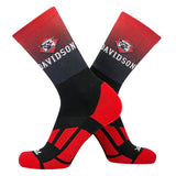 TCK Davidson Wildcats Ombre NCAA Licensed Crew Socks (8-13)