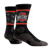 Rock Em Elite Ohio State Buckeyes Hex Local NCAA Licensed Crew Socks (L/XL)