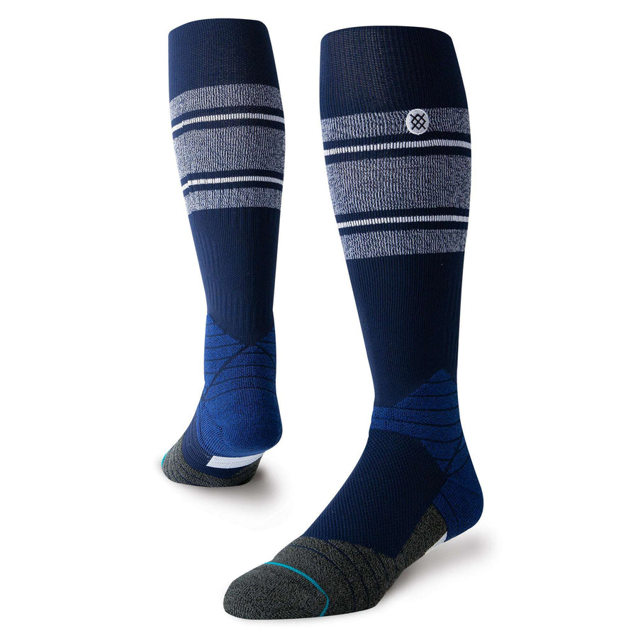 Stance MLB Diamond Pro Stripe Mid Cushion OTC Socks (Navy White)