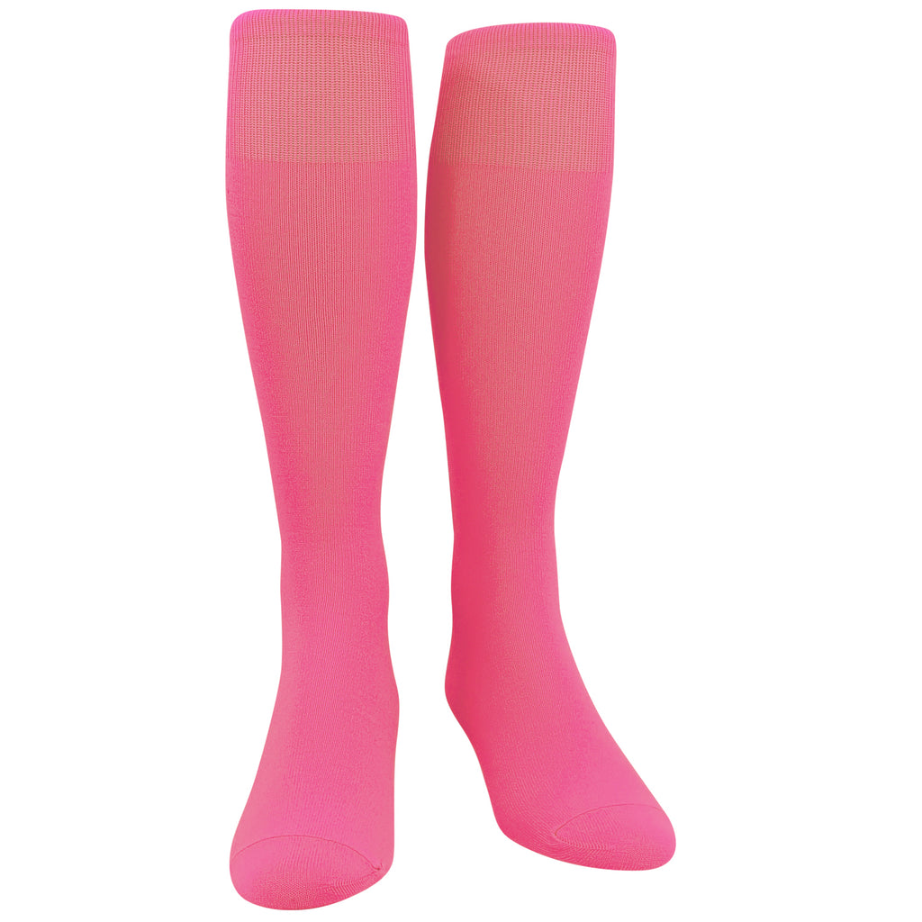 Hot Pink Long Cotton Socks