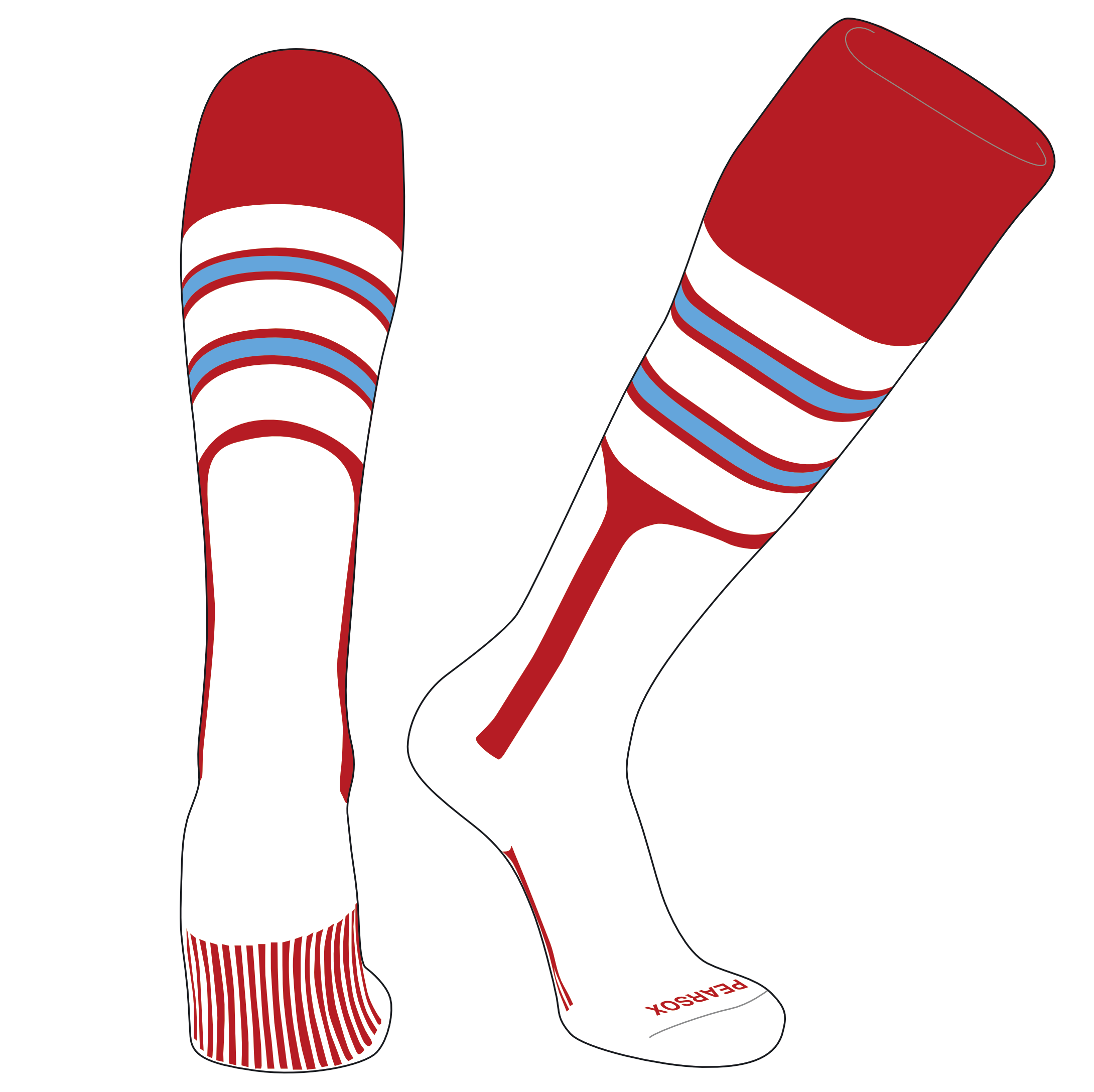 MK Socks Softball Stitch Neon Yellow with Red Stitching Knee high MK Socks Softball Stitch Neon Yellow with Red Stitching Knee high