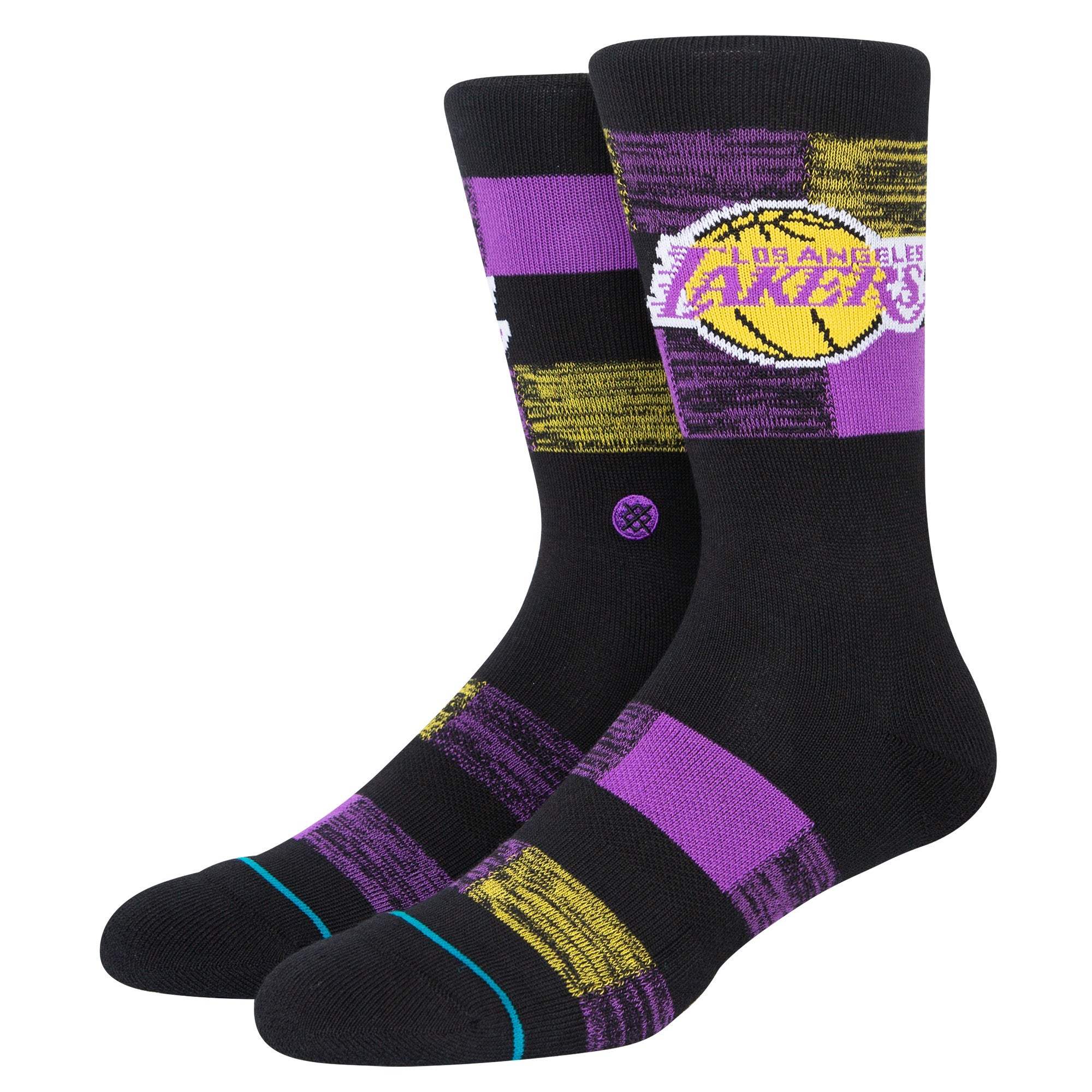 NBA X Stance Cryptic Collection Crew Socks Los Angeles Lakers