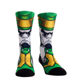 Rock Em Elite Notre Dame HyperOptic Mascot NCAA Licensed Crew Socks (L/XL)