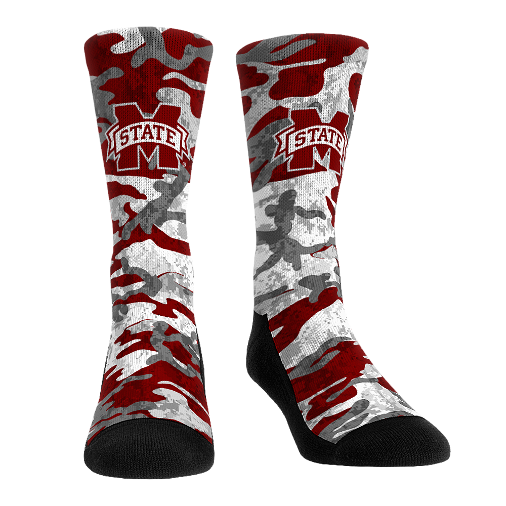 NCAA Mississippi State - What The Camo Rock 'Em Socks
