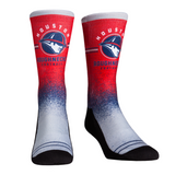 Rock Em Elite XFL Houston Roughnecks Splatter Crew Socks