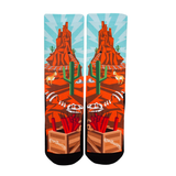 Rock Em Elite Theme Park: Wildest Ride Crew Socks