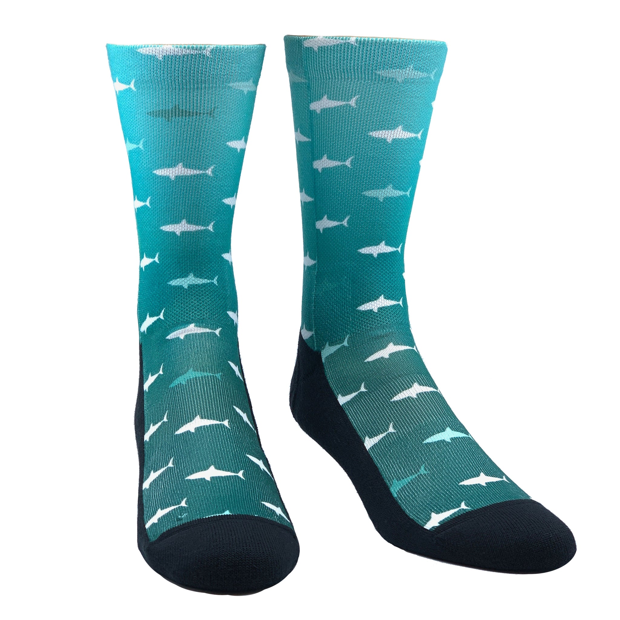 Rock 'Em Lifestyle Original Summer Series Sharks Graphic Socks. (S/M) Rock 'Em Lifestyle Original Summer Series Sharks Graphic Socks. (S/M)
