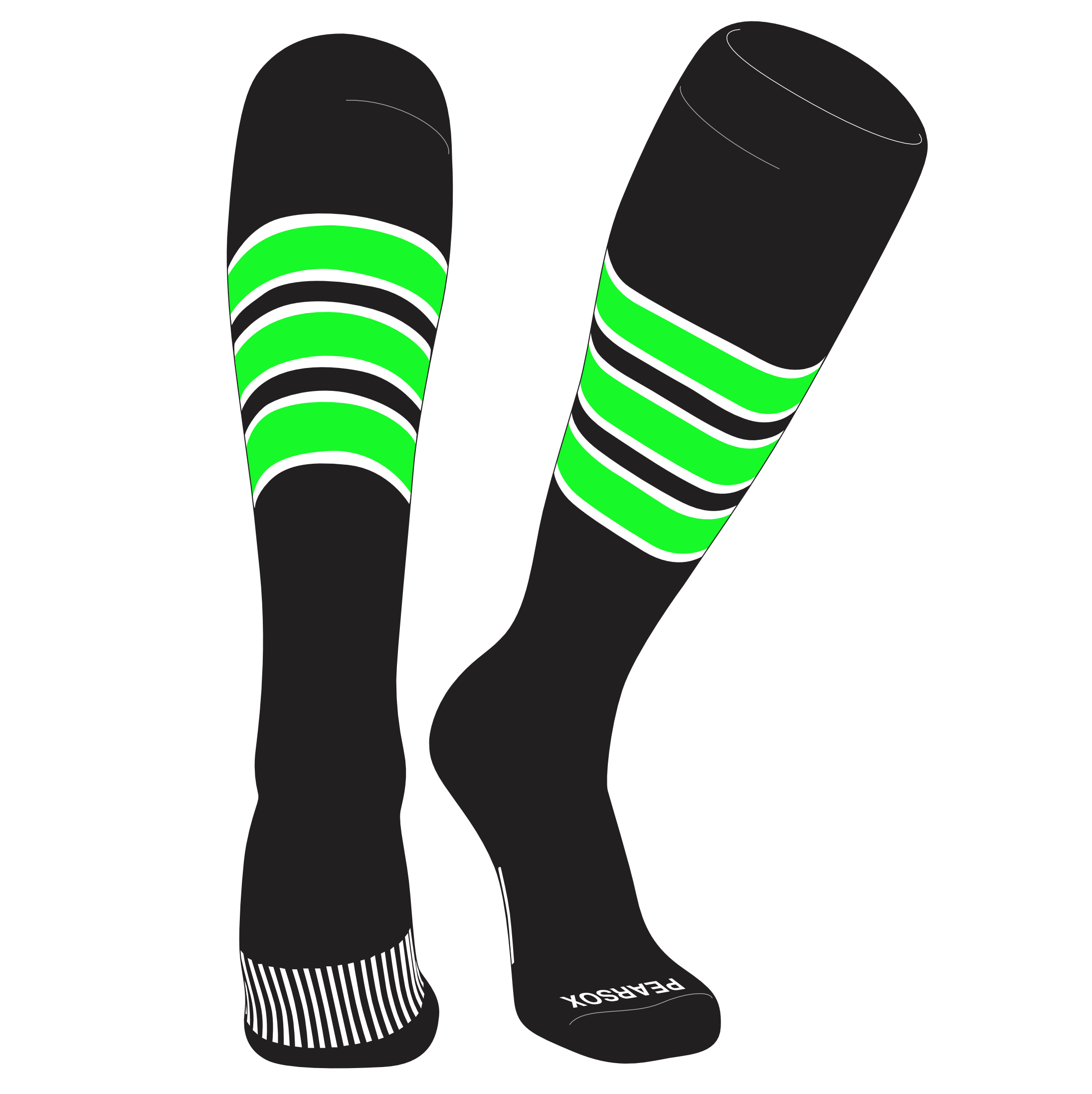 MK Socks Baseball Softball Candy Cane Stripes Christmas Knee High Socks Red Green Xs MK Socks Baseball Softball Candy Cane Stripes Christmas Knee High Socks Red Green Xs