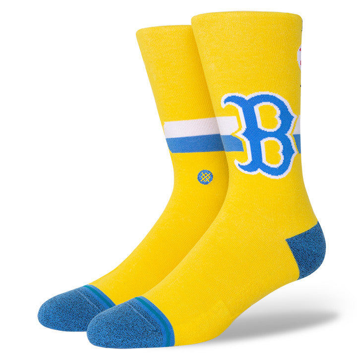 Stance|Boston Red Sox City Connect Crew Socks|Yellow|L