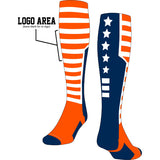 Custom USA Flag Knee High