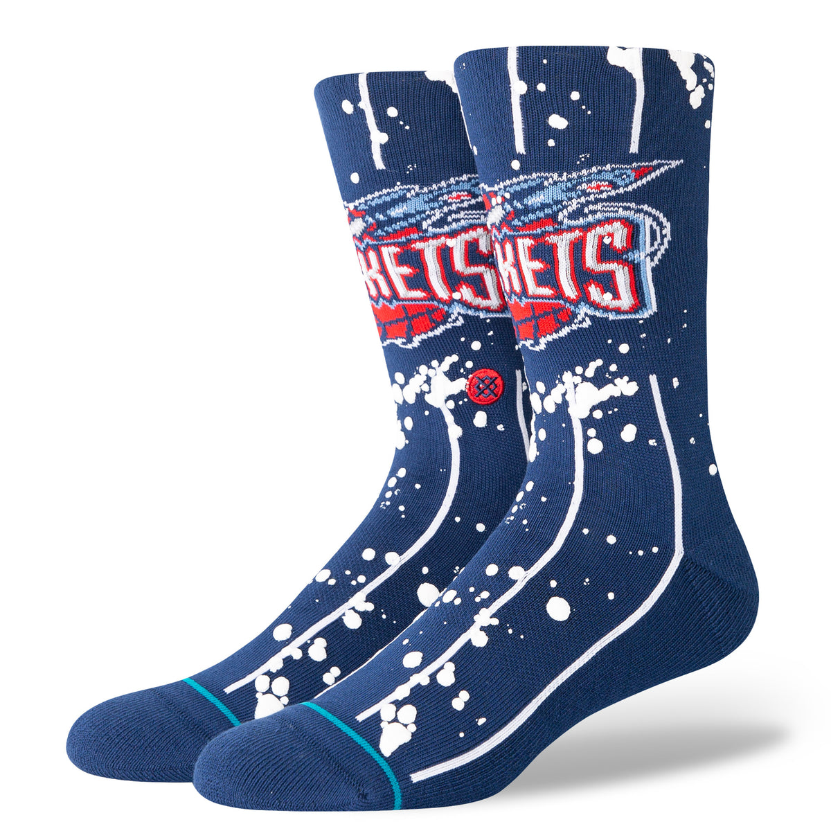 NBA X Stance Overspray Collection Crew Socks - Houston Rockets – Mk Socks