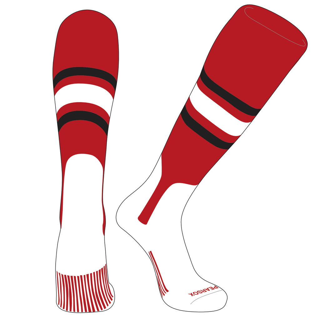 TCK Baseball Stirrups Large (300D, 7in) Black, Red, Royal TCK Baseball Stirrups Large (300D, 7in) Black, Red, Royal