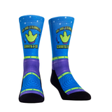 Rock Em Elite Theme Park: Little Green Guy Crew Socks