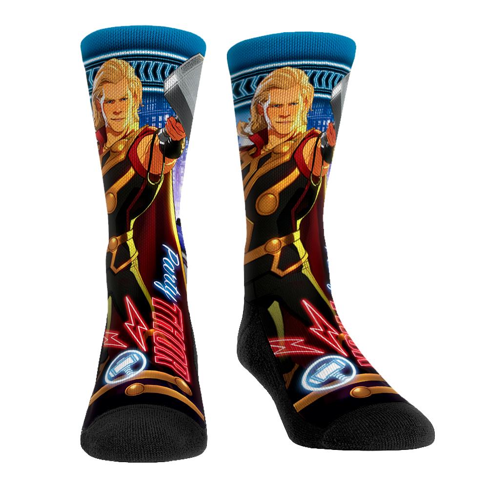 Socks 71362 Rock Em Elite Marvel Studios What If Party Thor Sideplot – Mk Socks