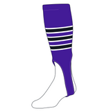 TCK Baseball Stirrups Large (300D, 7in) Purple, White, Black