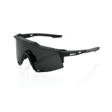 100% SPEEDCRAFT Sport Performance Sunglasses, Soft Tact Black, Smoke