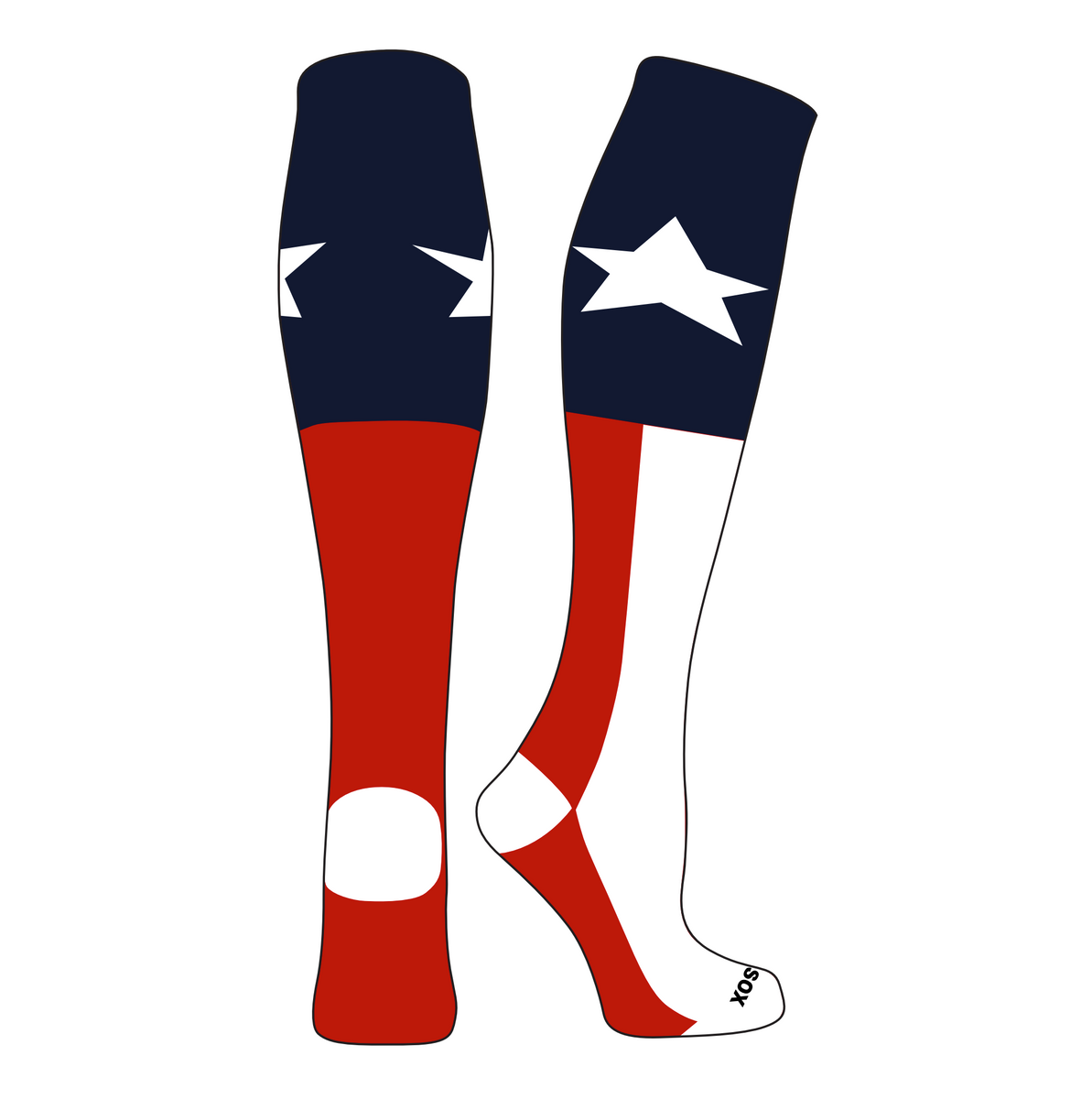 Texas Flag – Mk Socks